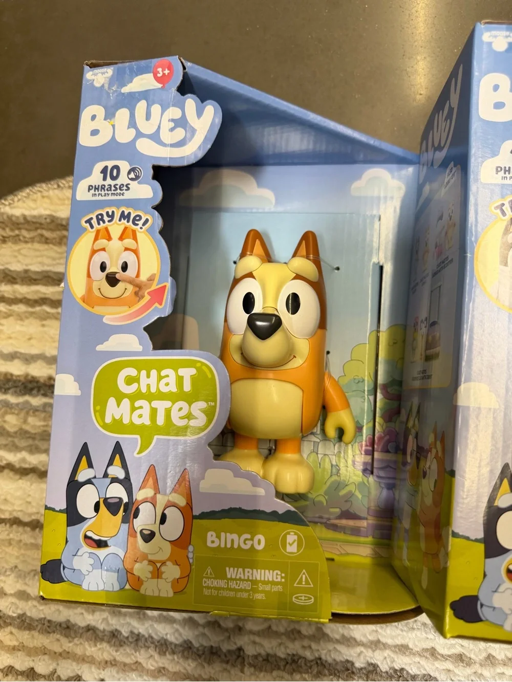 Bluey Chat Mates Talking Figures Set of 3 – Bluey Bingo Muffin NEW